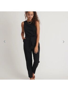 MARINE layer Eloise belted jumpsuit